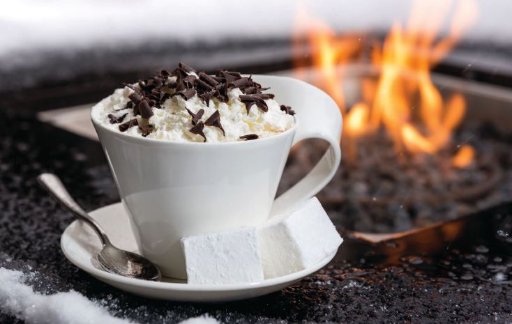 Hot chocolate at The Little Nell PHOTO: COURTESY OF THE LITTLE NELL