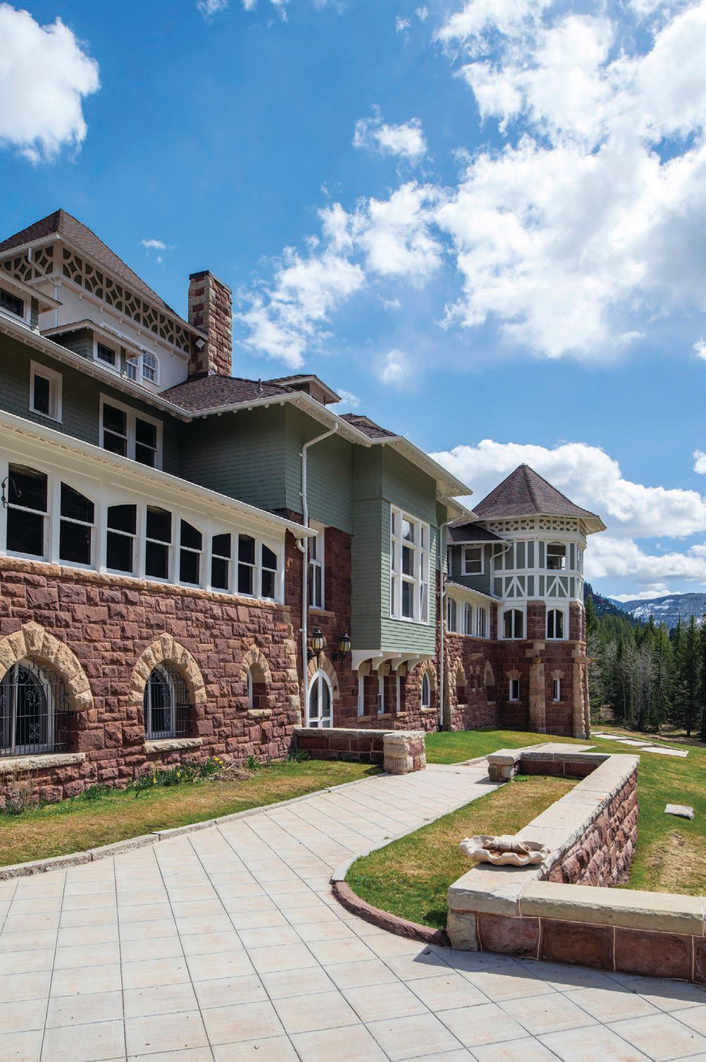The Redstone Castle is located about 40 miles outside of Aspen PHOTOGRAPHED BY DANIEL BAYER