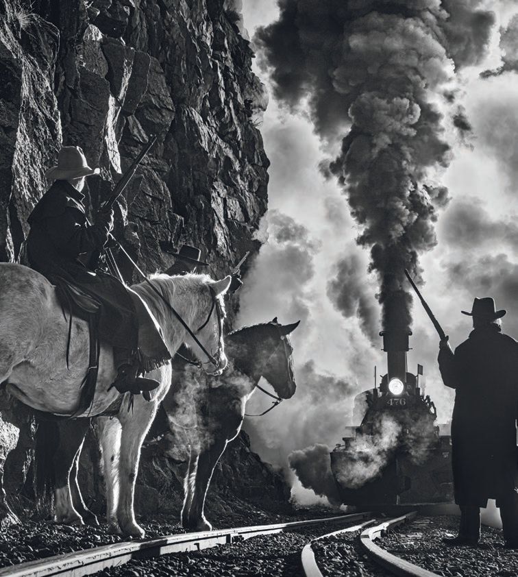 David Yarrow, The Iron Horse, 2021, Archival Pigment Print 52 x 65 inches