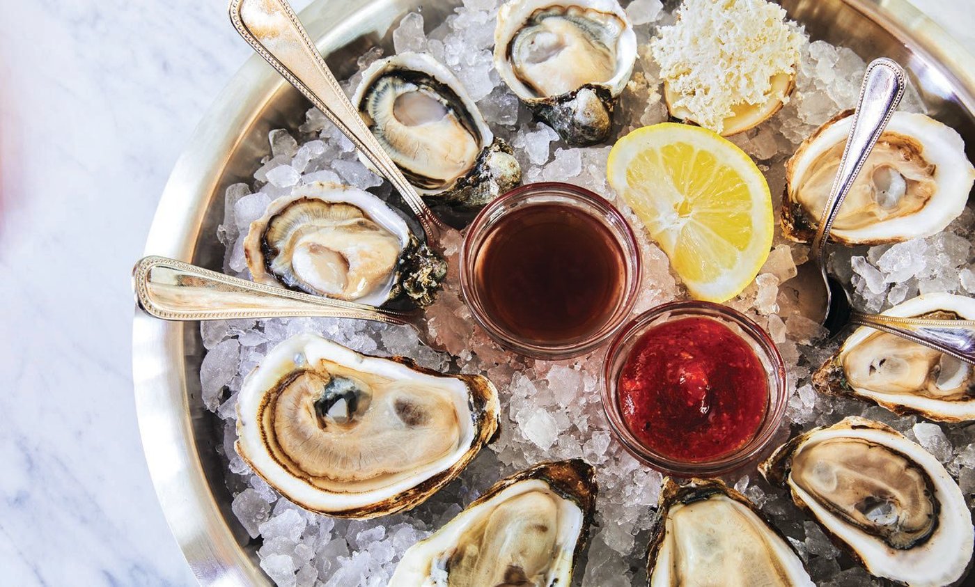The shellfish and oysters are a must-try at Clark’s Oyster Bar. COURTESY OF CLARK’S ASPEN