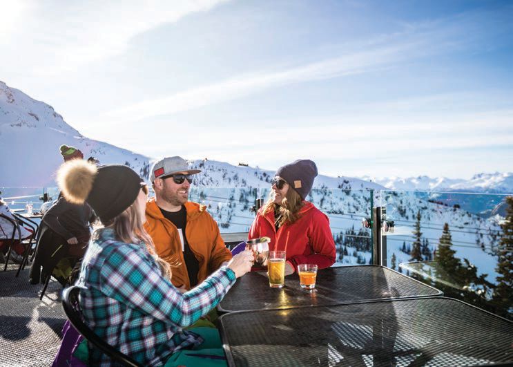 looking for an alfresco experience? Aspen has a long list of après-ski and patio spots. COURTESY OF VISUALCOMMUNICATIONS/ISTOCK