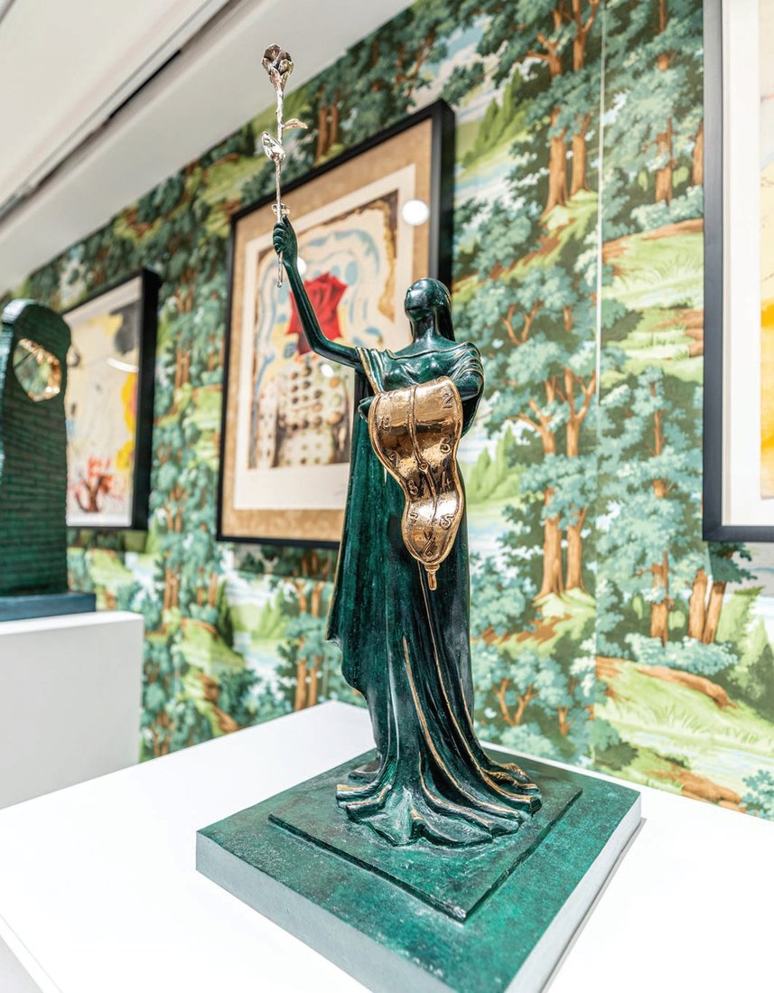 Cha Cha Gallery is showcasing sculptures from Salvador Dalí throughout the winter. PHOTO: COURTESY OF CHA CHA GALLERY