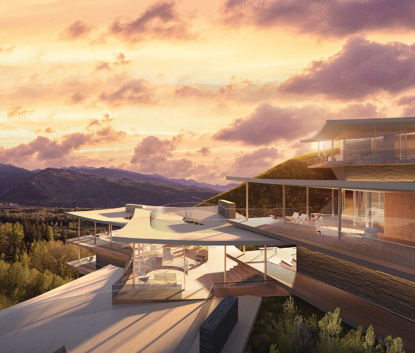 Feast your eyes on renderings of Risingmountain, Compass’ latest interior wonder in Aspen. RENDERING COURTESY OF THE BRAND