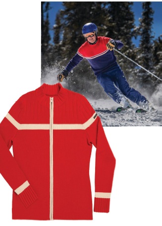Delaine & Co is bringing back the classic ski sweater. PHOTOS COURTESY OF THE BRANDS